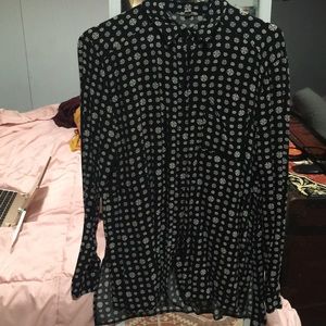 Urban outfitters Black and white button down